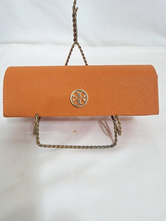 Tory Burch Eyeglass Case Orange Accessories - Tory Burch Eyeglass Case Magnetic Orange